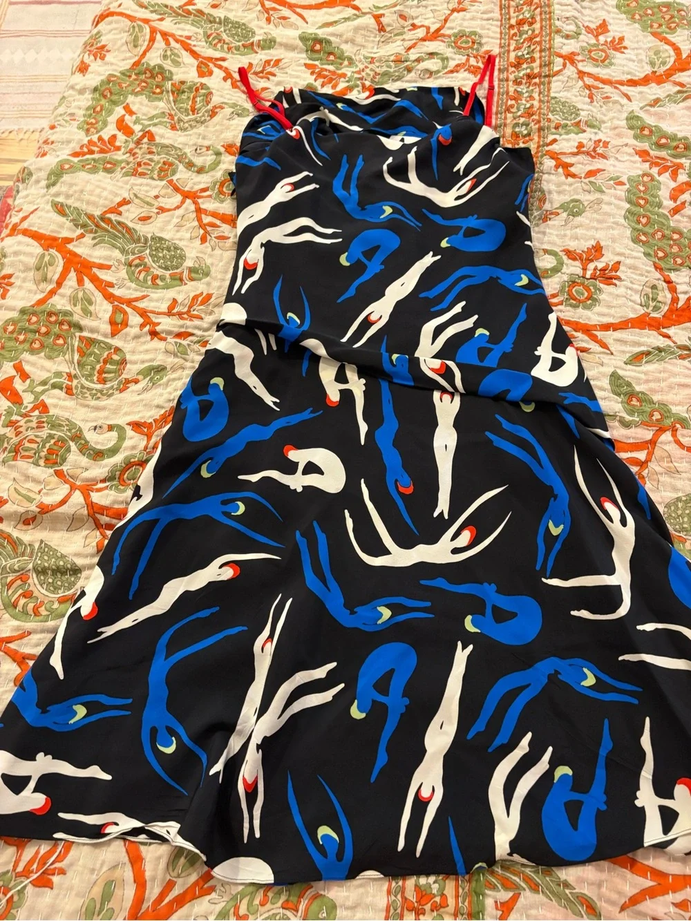 EUC Diane Von Furstenberg Swimmer Slip Dress - Picture 5 of 6